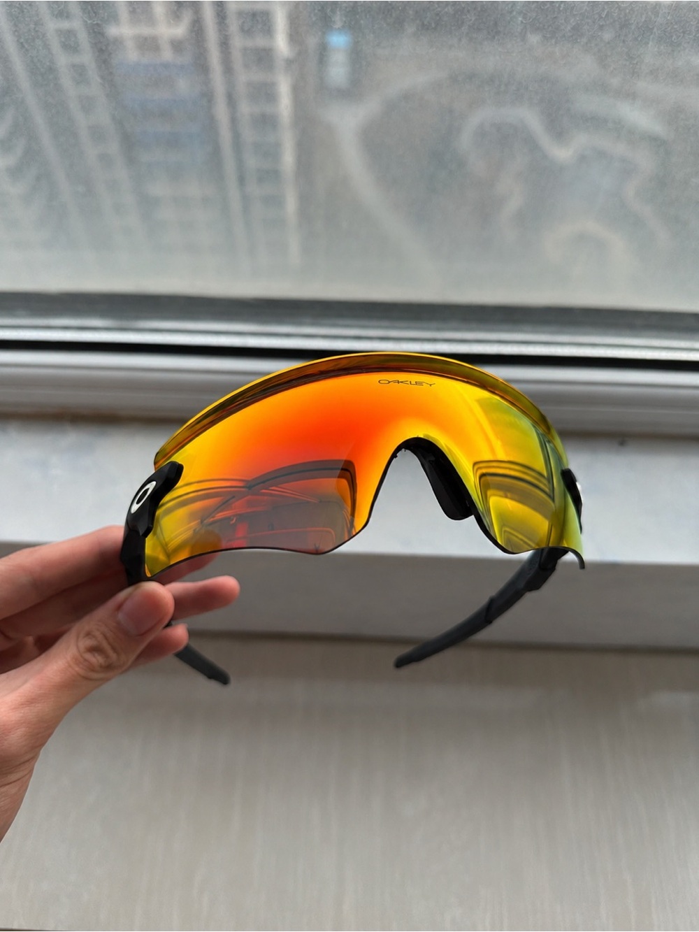 Red Oakley Encorder Glasses